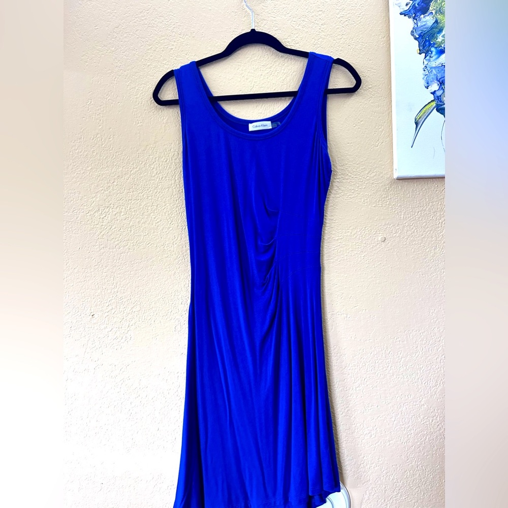 Calvin Klein blue mini dress size medium